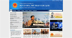Desktop Screenshot of bvhttdl.gov.vn